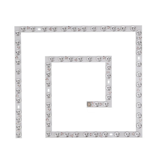 Fenglanqing FENGLANQled ceiling lamp wick zigzag patch home bedroom replacement square three modified light source light panel super bright zigzag single color-36W three colors