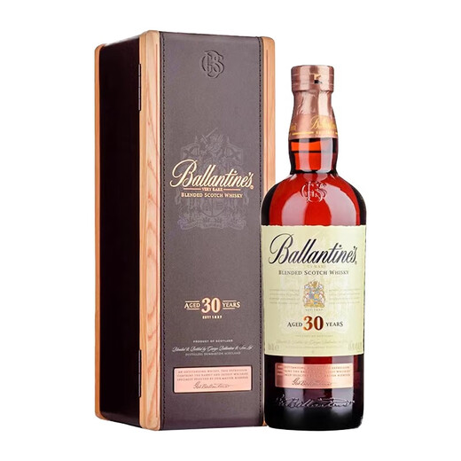 百龄坛（Ballantine`s）行货 百龄坛苏格兰调合型威士忌进口洋酒 百龄坛30年 700mL 1瓶