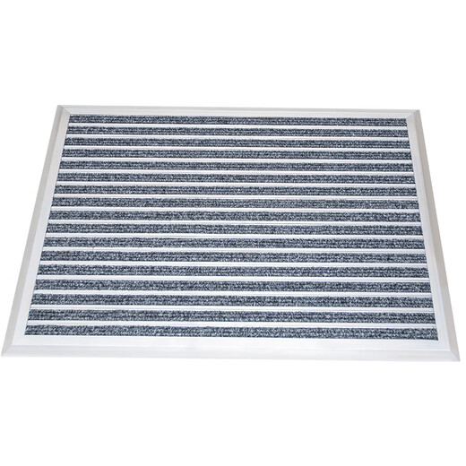 Zunxun outdoor non-slip floor mat stainless steel aluminum alloy dustproof household high-end entry door carpet door entry door mat door light gray 1200MM 600MM