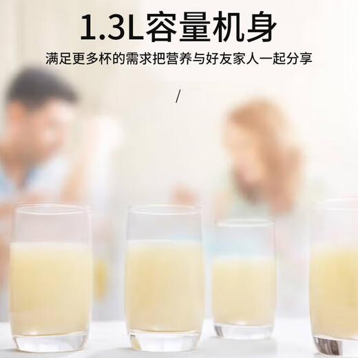 九阳（Joyoung）豆浆机1.3L破壁免滤2-5人食 家用多功能可预约榨汁机料理机破壁机DJ13E-Q8