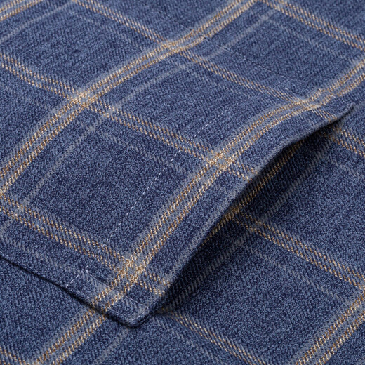 Shanshan velvet shirt men's warm thickened cotton shirt for middle-aged dad A1083-3 (velvet style) 42