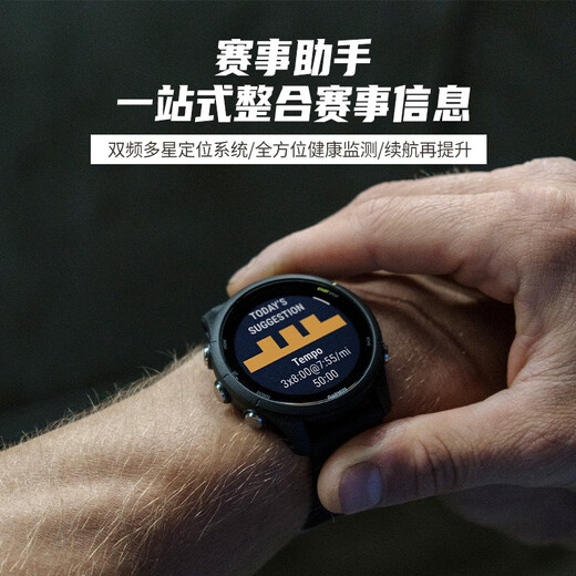 GARMIN Forerunner255 Professional Running Outdoor Sports Smart Watch Multi-Star Positioning Heart Rate Blood Oxygen Mysterious Gray