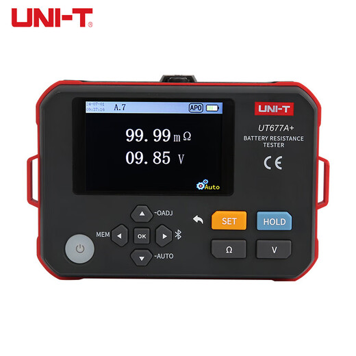 Uni-T-Batterie-Batterieinnere Widerstandstester hohe Genauigkeitsspannungstemperatur UPS Batterie Lithiumbatterie Interner Widerstandstester Messung Messgerät UT677A+ Interner Widerstand 3/Bluetooth-PC-Datenübertragung