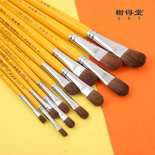 Xie Détang Gouache Brush Xie Detang Brush des cheveux Wolf 826 PEINTURE D'HUILE ACRYLIQUE SET DE BRSSION DE BRSION DE COURCHE