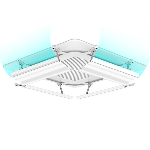 IGIFTFIRE is suitable for central air-conditioning windshields, air-conditioning outlets, transfer wind deflectors, ceiling-mounted baffles, anti-direct blowing windshields, plastic steel wings, adjustable - 60 cm, universal style