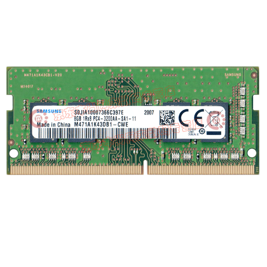 Samsung (SAMSUNG) original DDR4 PC4 fourth generation notebook all-in-one computer memory SODIMM suitable for Lenovo Dell Asus HP Acer Apple MSI QNAP DDR4 3200 8GB notebook memory