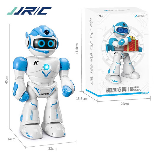 JJRIC六一儿童节礼物智能机器人大号机械人玩具男孩1-3岁生日礼物4-6岁 柯迪威搏-K19【红色】APP+遥控 好玩有趣早教儿童机器人玩具