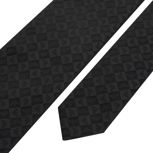 Armani (Armani) Herren Classic Logo Business Tie Geschenktüte Style Black 340075 2R612 00020