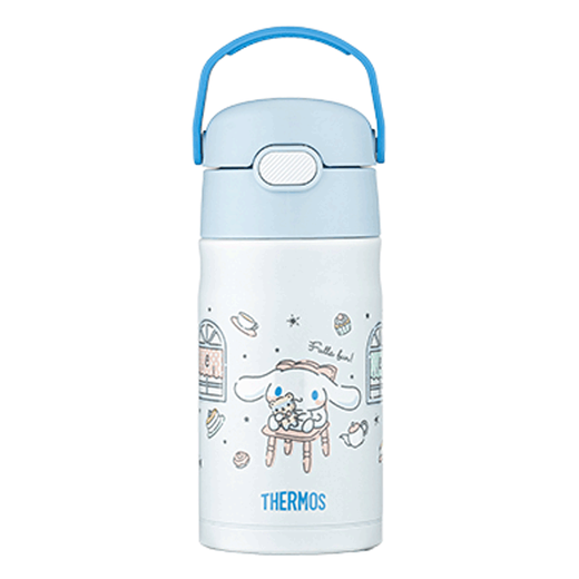 Thermos Kindergarten Children's Primary School Essential Insulated Cup Straw Water Cup Big-eared Dog Stainless Steel Kettle 350ml