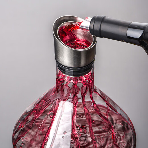 CLITON waterfall red wine decanter glass fast wine decanter household filter pourer wine divider wine jug