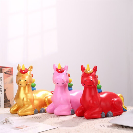Beliebtes Schweinelufer Zodiac Cartoon Pony Geburtstagsgeschenk Higgy Bank kreative niedliche Tier Ornamente Weiße Höhe 16 cm* Länge 20 cm