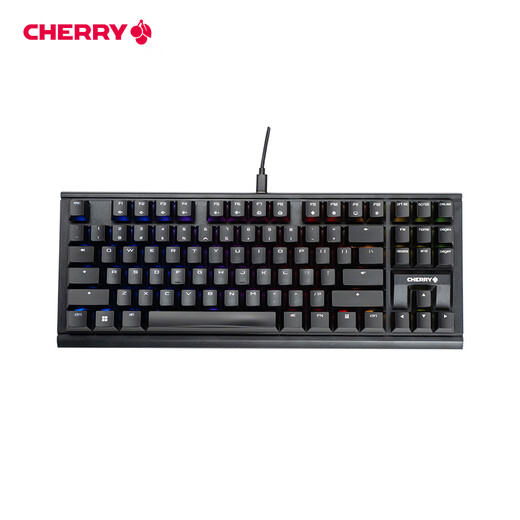 Cherry Cherry Mx1.1 Obsidian Aurora Mechanical Keyboard Gaming Клавиатура Стальная конструкция без палочны 87-ключ