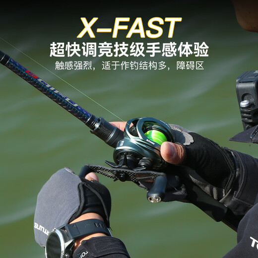 Comaire Baifu Insecto Coda Mandarina Fish Lure Var Fuji Fuji O Anillo ANILLO ALTA SENSIBLE DE ALTACIÓN ULTRA-CASTO Ajuste ultra largo Dibujo Varilla de insecto 2.04 metros Varilla de insecto C682M Mango de pistola XF Ultra-rápido Ajuste