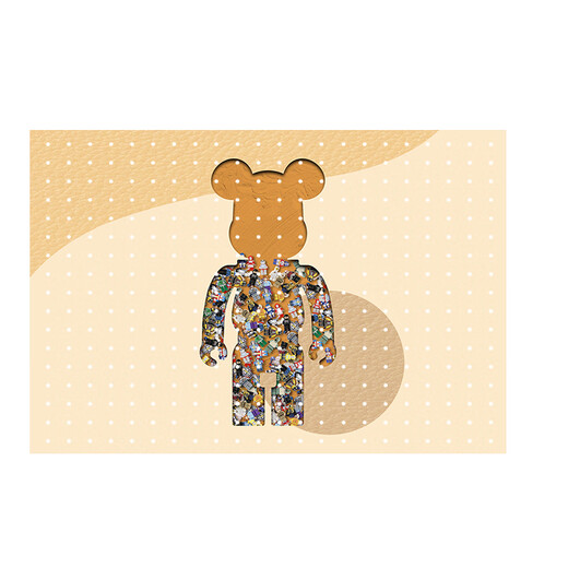 Chuangjingyi selected entrance hole board creative solid wood hole board storage rack home blocking entrance entrance violent bear wall hanging board 100*100 (log color)