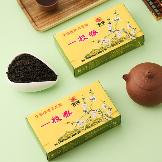 Thé mûr de la digue, thé Fujian Nanhei Oolong, Zhengxi Tea Color Type XT801 Yizhichun 125g * 1 boîte