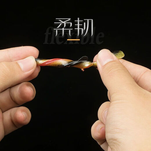 Double line bionic loach soft bait mandarin fish bass black pit upside down fishing fake bait Luya bait full set second generation super soft special set Luya fake bait loach - 12 pieces