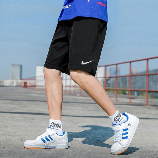 耐克（NIKE）男装运动套装25春新款舒适透气跑步训练短袖T恤五分裤短裤两件套 HV4882+DV9329/清爽快干 2XL