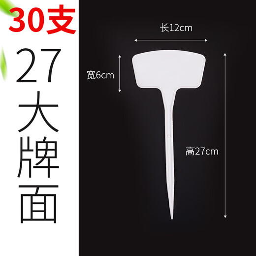 Yong Huan Noodle Gardening Ground Sign Writing Plant Label Experimental Plug Ground Sign Succulent Label Signage Ground Plug Sign 500 Small Noodles 20cm White