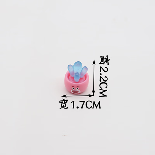 Luminöse Kaktus -Ornamente in der Autozentrum Konsole Dekoration DIY Accessoires Kinder Studenten belohnen kleine Geschenke Leuchtend Cartoon Sukkulente Kaktus Set 12
