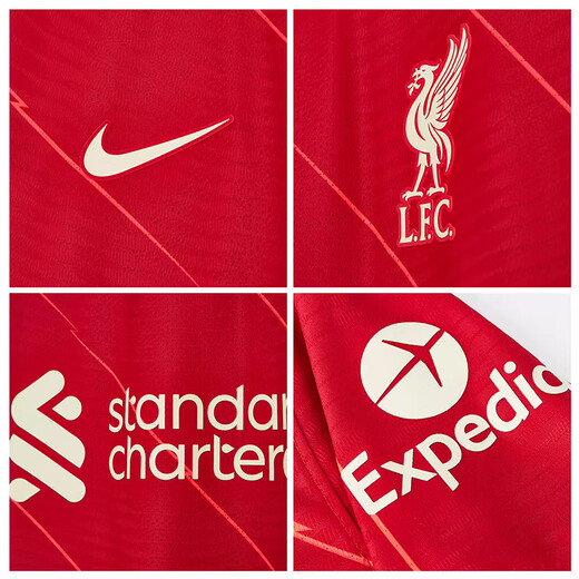 Nike (Nike) SFS 21-22 Liverpool Home Jersey Player Edition Salah Van Dijk Traje de fútbol DB2533-688 Light Cricket Jersey S