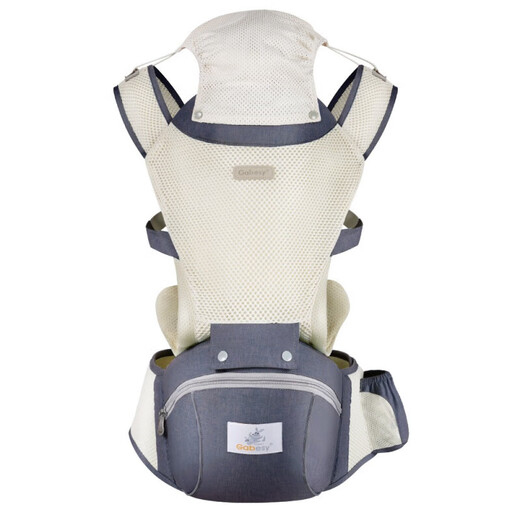 Jiabexing Multifunctional Baby Carrier Summer Breathable Baby Waist Stool Children's Carrier Maternal and Infant Products Fresh Green