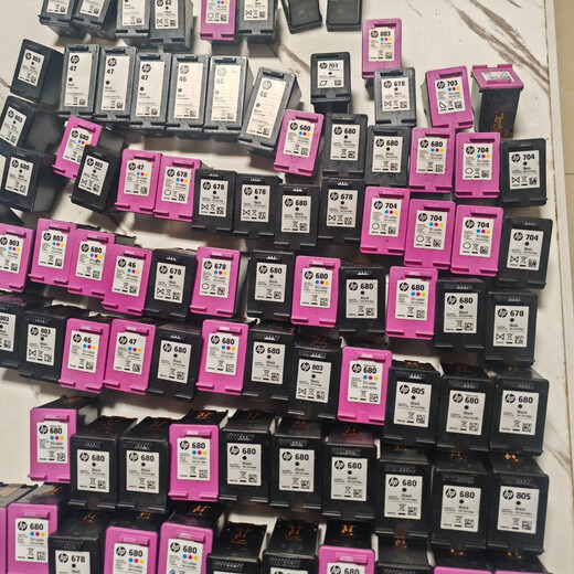 HP ink cartridge recycling old ink cartridges black