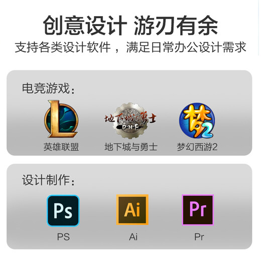 Shuoyang Core 12th generation i5 12400 liter 13400/14400 assembly computer host 32G memory enterprise procurement office home full set DIY assembly machine package two i3 13100F/16G standard