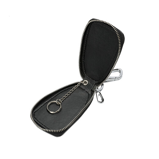 Vitas Glajofu Crocodile en cuir clés sac en cuir authentique simple de voiture simple clés de voiture de taille de carte multifonction sac crocodile Claw Chain Crocodile Belly Key Sac