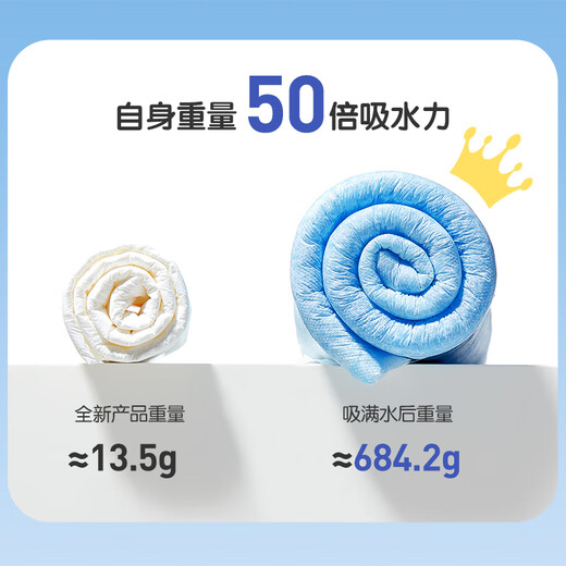 棉之润婴儿隔尿垫【50片】新生儿一次性护理垫巾宝宝纸尿垫 25*35cm
