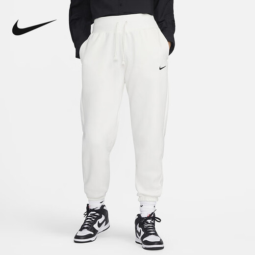 Nike Nike women's high-waist sweatpants sports and leisure loose velvet warm cuffed trousers DQ5888-259 DQ5888-133 160/66A/M