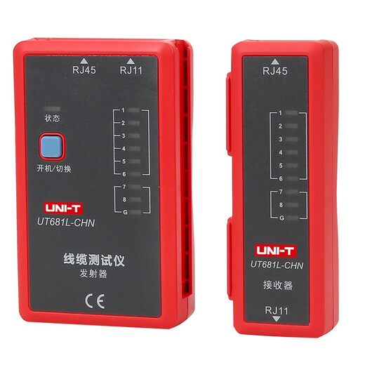 UNI-T Draht-Tester-Netzwerk-Kabel-Tester Telefonkabel-Netzwerkkabel zum Verabel der Tester UT681-Kabelprüfer UT681L Telefonkabel-Kabelkabel-Kabel-Test