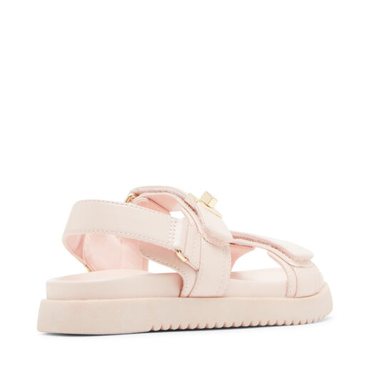 Steve Madden Girls Mona Flat Sandals, Light Pink, 5 Adults Light Pink 5 Adults