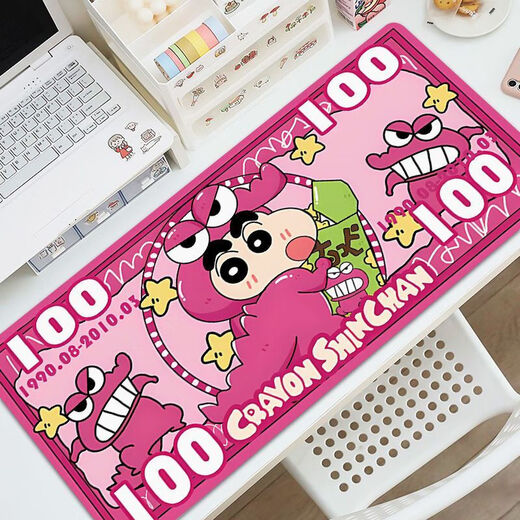 Langer Maus-Pad Crayon Shin-Shirt Super Large Computer Desk Pad Hochwertige Tastaturpolster schmutzresistente und waschbare Schüler ZZ-2694/Schienbein-Schiener-Shirt [80 cm*30 cm dick 3mm]