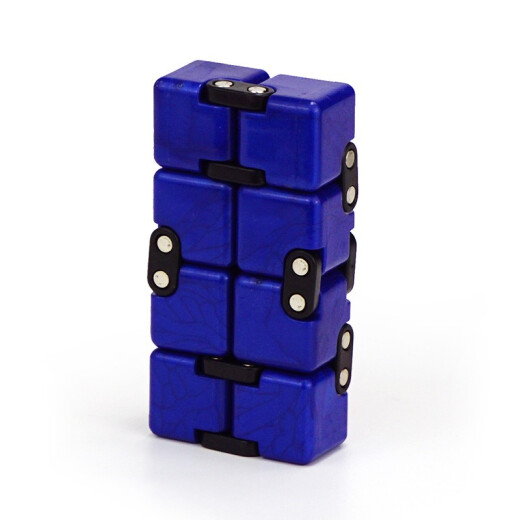 Qiyi Infinite Rubik's Cube decompression toy in class to vent boredom and decompression office toys finger cubes for students and children smart deformation toys Qiyi Infinite Rubik's Cube sapphire blue + base