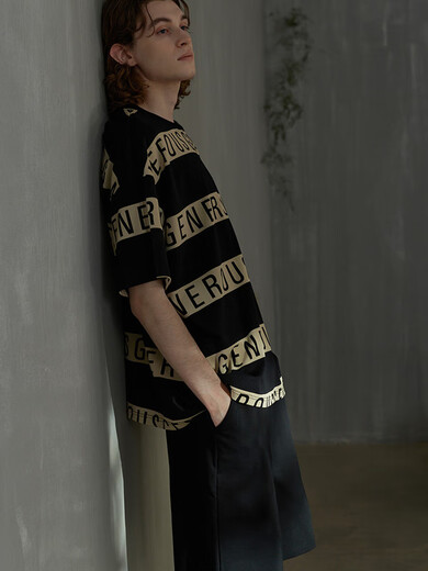 Tonyu (Tongyu) Même langue Couple de pyjamas Summer Modal Cotton Femme de nuit à manches courtes peut être porté sur les combinaisons extérieures des hommes et les vêtements à domicile M3899 XL 175 hommes