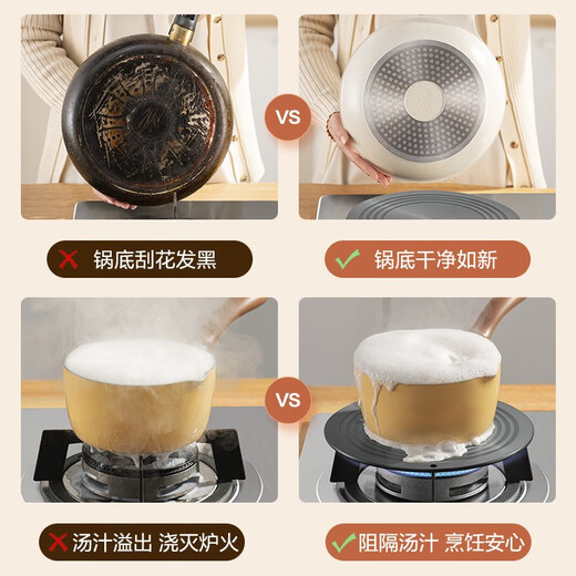 No Miyoupin removable heat conduction plate defrost gas stove defrost meat artifact heat conduction plate heat insulation plate stove anti-burning black pad