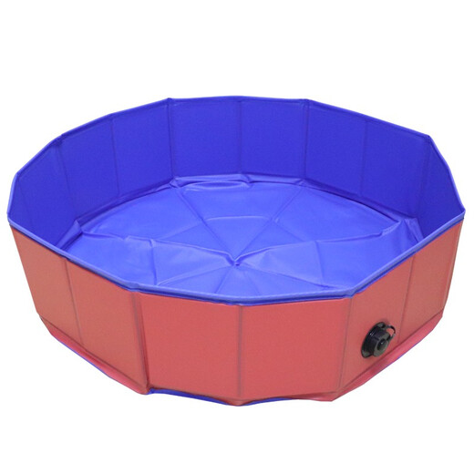 Kangbeni Dog Bathtub Foldable Large Pet Bathtub Small, Medium and Large Dog Teddy Golden Retriever Bathtub Dog Supplies Red Blue Medium/70Jin Jin equals 0.5kg For Dogs
