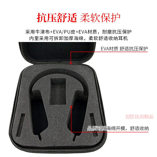 Suitable for Sennheiser HD598 HD660s HD650 HD600 headphone bag DT880 770pro storage box Oxford cloth [portable storage bag]
