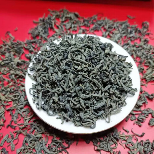 Weiting Guangdong Heyuan Zijin Hakka Green Tea Alpine Fried Tea Honey Fragrance Cicada Tea Firewood Fragrance 500g Canned + Gift