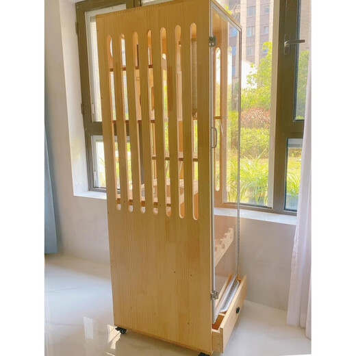 Cat villa with toilet integrated household extra large transparent cat nest that does not occupy an area cat cage solid wood panoramic cat villa cat climbing J3 model 90x60x120cm M medium size