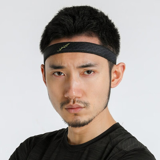 HALOHDBAND运动发带止汗带男女导汗带健身骑行头巾头带跑步马拉松羽毛球吸汗 窄款-LOGO