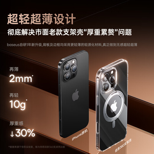 Sisi Supu Shell [Camera button] Applicable iPhone16PROMAX mobile phone case Apple 16promax protective sleeve magneto -transparent bracket anti -fall Magsafe charging