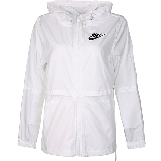 耐克（NIKE）女装新款连帽休闲运动服跑步透气防风夹克外套海外直邮 CZ9740-010 2XL