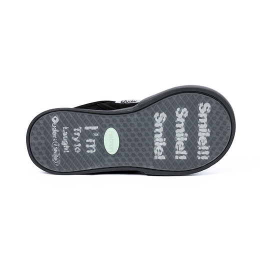 Ouder Smiler Canvas-Schuhe, mit niedrig erhöhtem dicker Sohle großer Kopf-Kopf-Kopf-Black-Board-Schuhe, gleicher Stil für Männer und Frauen, schwarz (vorgeschlagen, eine kleine Größe zu nehmen) 36