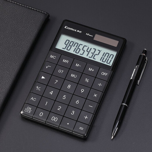 COMIX Dual Netzteil Fashion Moderechner Thin Body Flat Button Desktop Computer Office versorgt schwarze C-1371