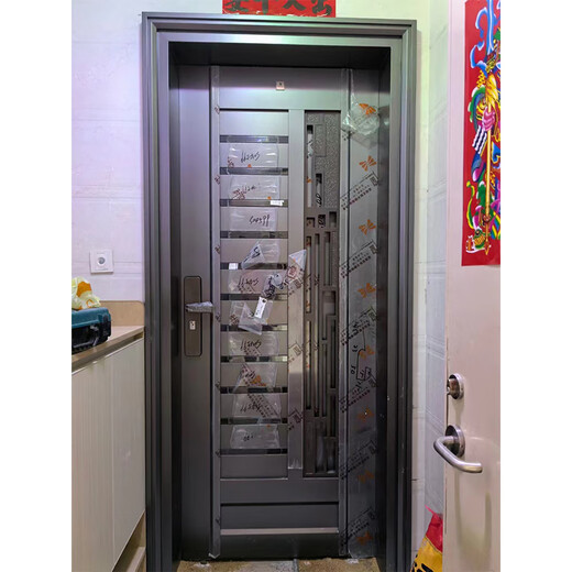 JRB家瑞堡韩式简约防盗门通风门入户门进户门中户带透气窗门中门单门子母门 款式1【每平方】