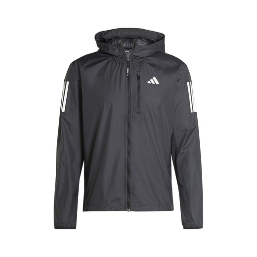 
Adidas men's jacket spring and summer thin fashion versatile sports running slim hooded windproof jacket IN1483 black L