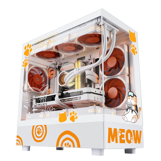 Colorful sea view room E-sports game design office computer host desktop assembly machine Customized upgrade (contact customer service before placing an order) 50 Single shot will not be shipped Customized model Please contact customer service before placing an order
