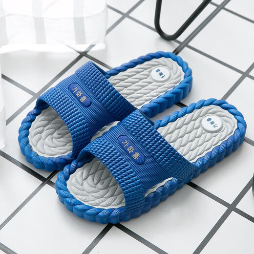 Jiang Xiaoguo 2023 Neue Hausschuhe Männer Sommer Anti-Rutsch-Home-Home Modes Badezimmerpaar Home Massage Outdoor Sandalen Männer Schwarze Reis (9859) 44 (44-45)