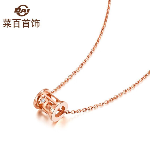 Cai Bai Jewelry Cai Bai Jewelry K Gold Transfer Beads 18K Gold 52025 Concentric Circle Pendant Bracelet Pricing KJ 18k Gold Beads + Red Magnetic Bracelet